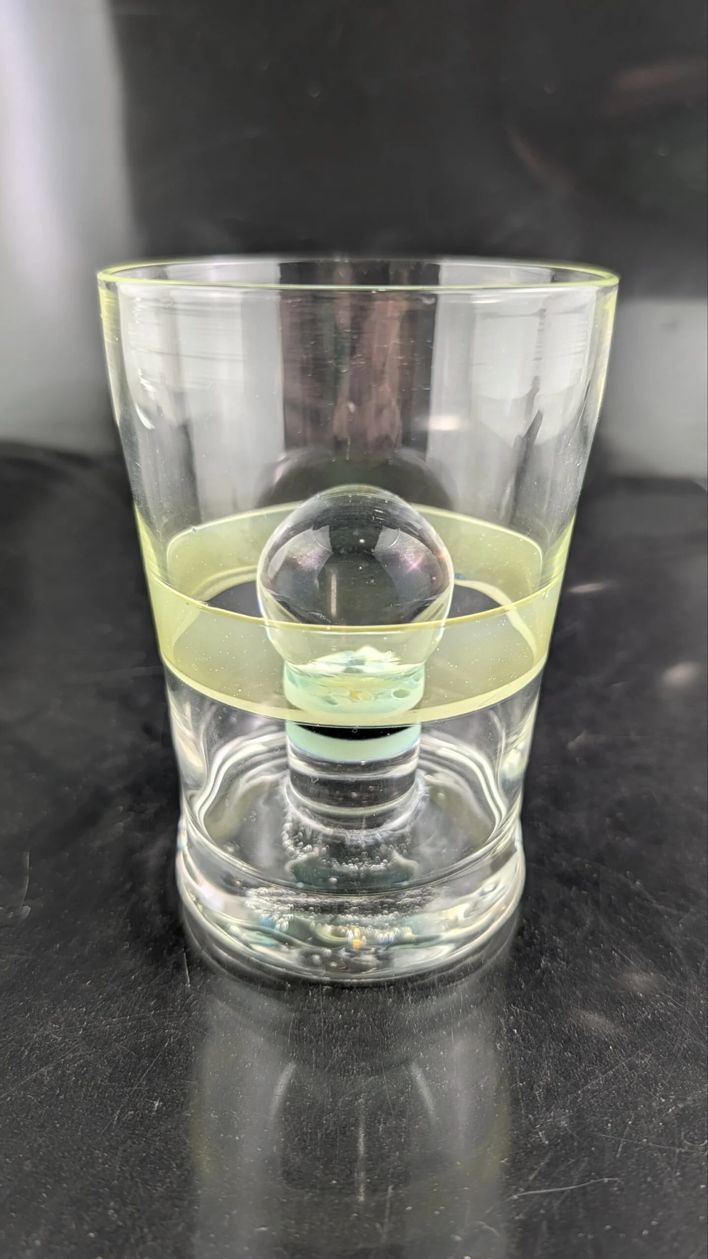 Green Nebula Marble Cup
